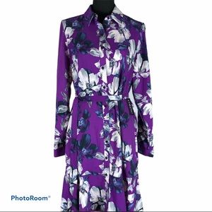 CHETZU Women’s Floral Print Tie Hem Dress